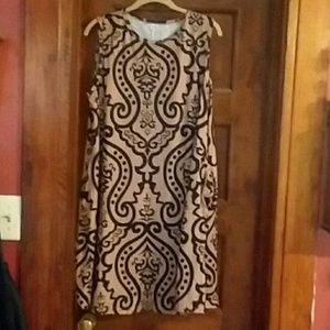 Khaki and black dress! NWOT!